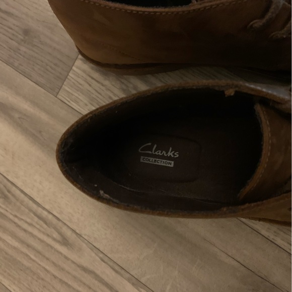 Clarks Desert Boot Women’s Size 9.5 Lace Up Leather - Picture 6 of 9